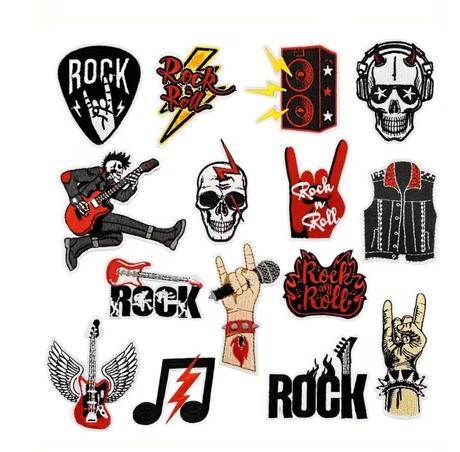 Pestré aplikácie s flitrami/nášivka/nažehľovačka, 