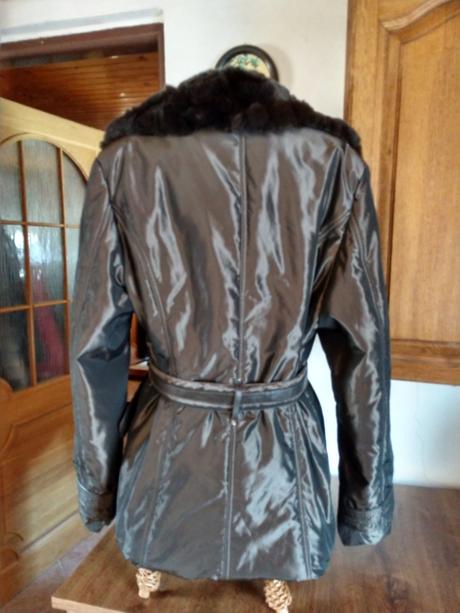 Bunda zn.stefel ,s pravou kozusinou, 44