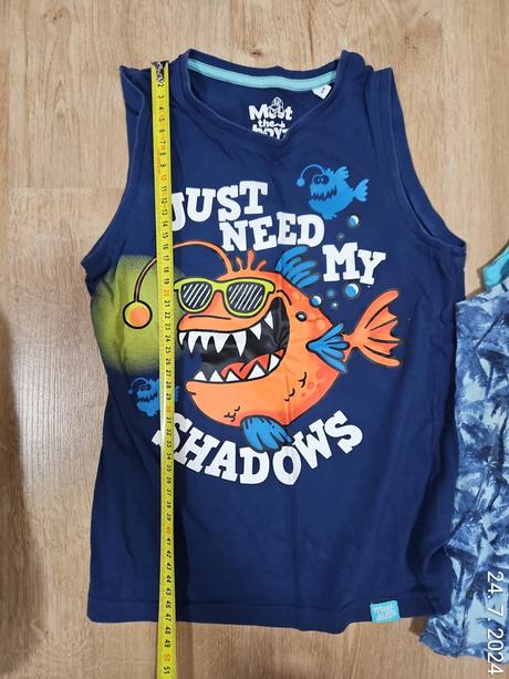 Tričká bez rukávov, 128