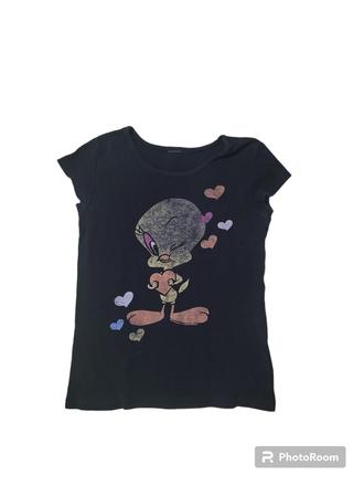 Dievčenské bavlnené tričko, 164