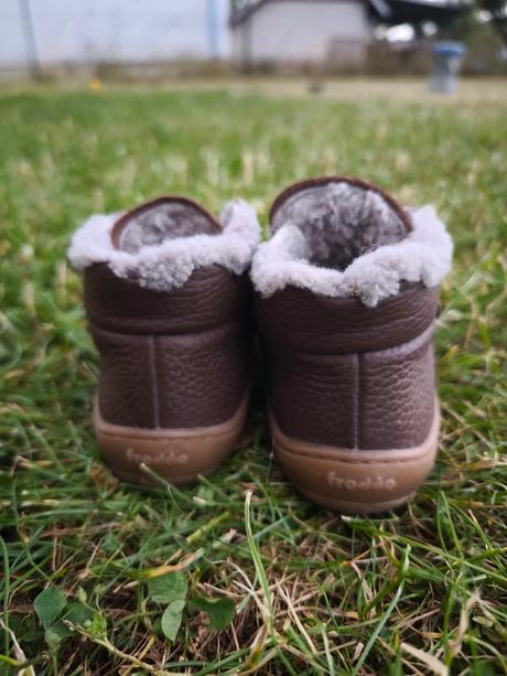 Zimné topánky froddo barefoot winter furry brown24, froddo,24