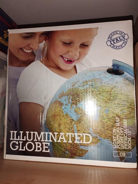 Glóbus svietiaci priemer 30cm, 
