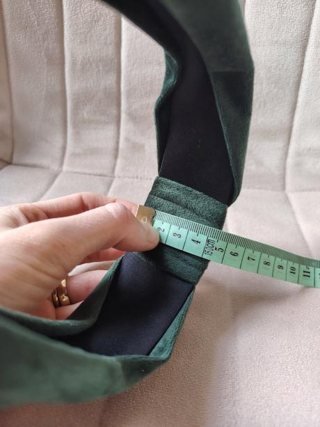 Smaragdovo zelená velúrová čelenka do vlasov, 