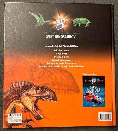 Kniha - svet dinosaurov - veľká encyklopédia s 3d,