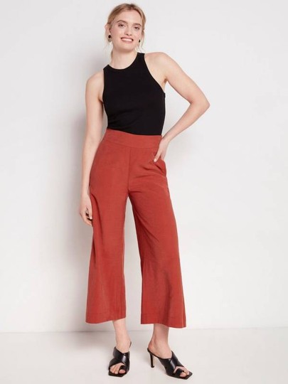 Lindex, široké nohavice s vysokým pásom, veľ. xl, lindex,xl