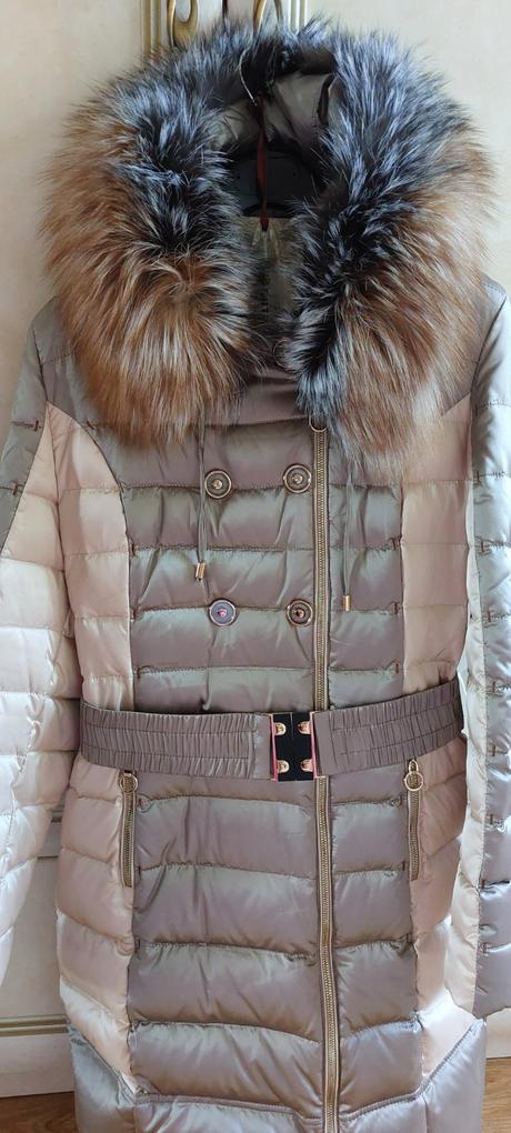 Luxusná bundička s pravou kožušinkou, m