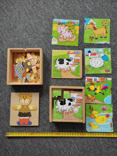 Rozne druhy, drevene montessori, 