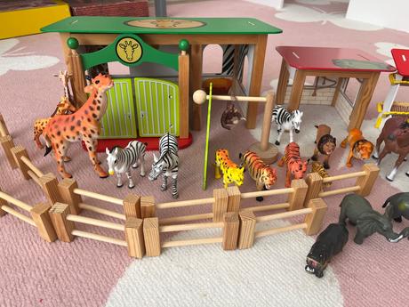 Drevená hračka zoo, 