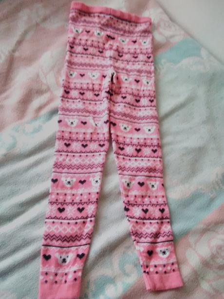 Teplé pletené legíny, pepperts,134