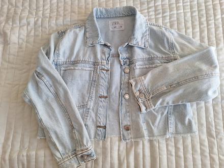 Krátka riflovka top stav, zara,140