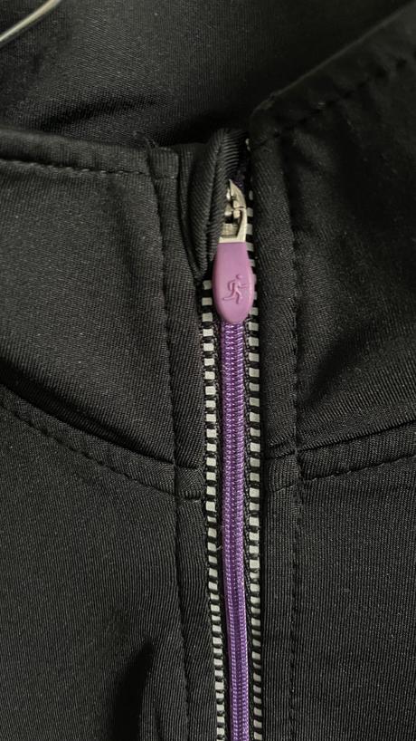 Tchibo bežecké funkčné tričko dlhý rukáv zips 34, xs