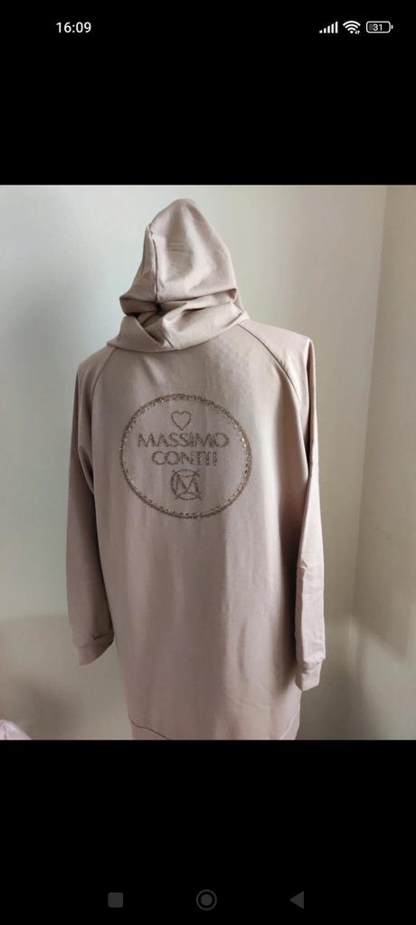 Dámska predĺžená mikina massimo contti, 