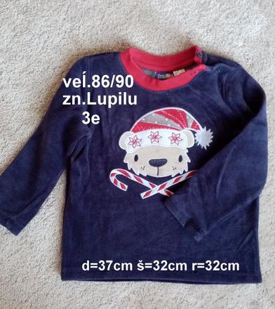 Vianočné tričko veĺ.86/92, lupilu,86