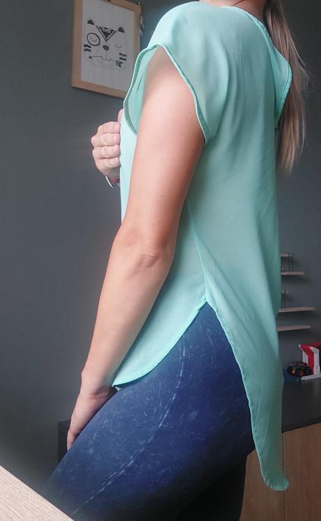 Priesvitná blúzka, s