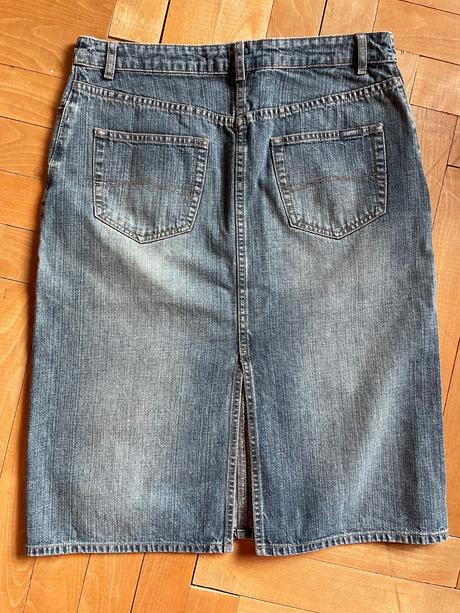 Rifľová sukňa esprit veľ 38, esprit,38