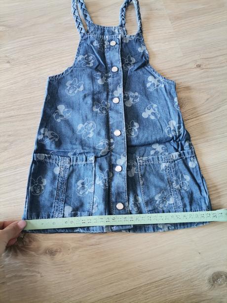 Dievčenské riflove šaty minnie, disney,92