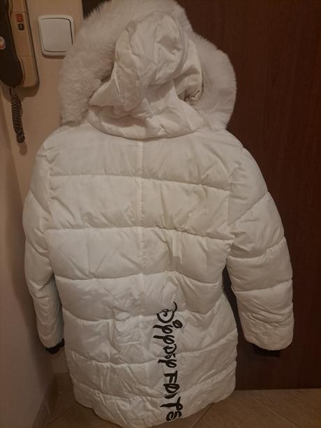 Vetrovka na zimu biela s/m, m