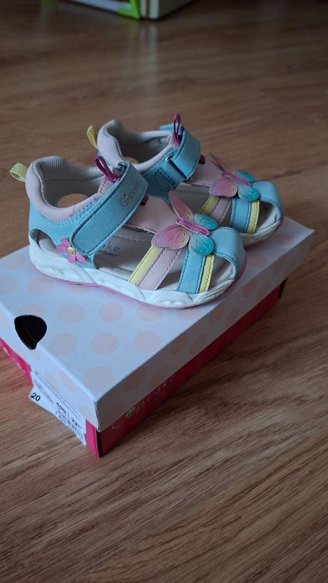 Sandálky farebné, cupcake,20