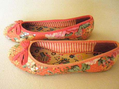 Balerínky s flitrami zn. dolly do veľ. 36, 36