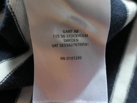 Gant original krasne letne ikonicke saty xs/164, gant,xs