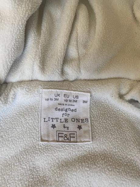 Krásny zimný overal (0-3 mesiace), f&f,62