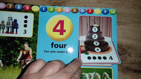 Kniha počítanie s otváracím okienkami,