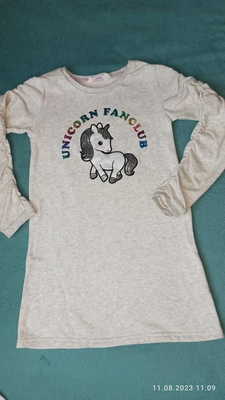 Mikinove šaty, h&m,116