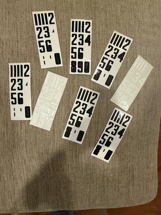 Hokejové nálepky na prilbu, hokejku, 