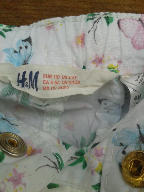 Šortky h&m, h&m,110