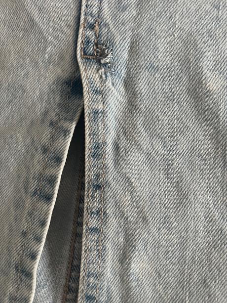 Riflova denim midi sukna, mohito,m