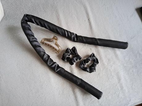 Nátačka na vlny štipec gumička sponka sada ako nov, 