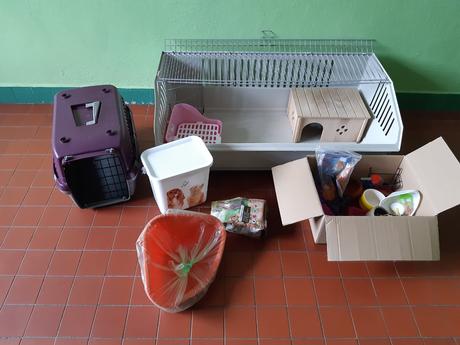 Klietka,peletky,vybava/8ks/-zakrs.kralik,morca..., 