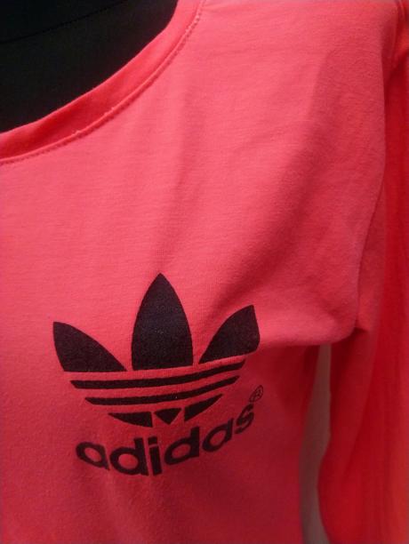 Dámsky elastický sýto ružový top a motívom, l, l