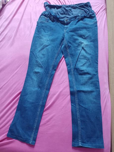 Tehotenské rifle s elastickým pásom prenatal, l