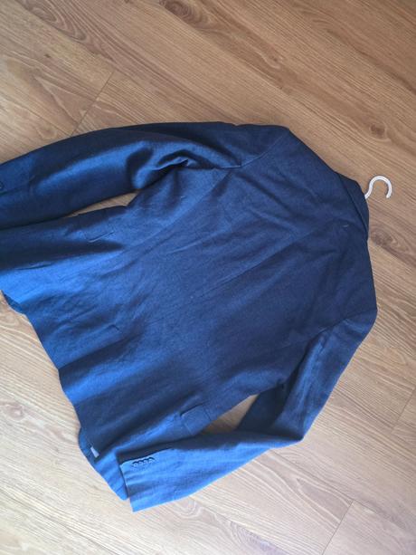 Nádherné sako v modrej farbe, h&m,170