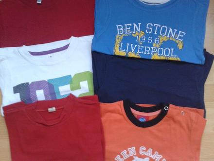 Tričká 6 ks - cena spolu, 98