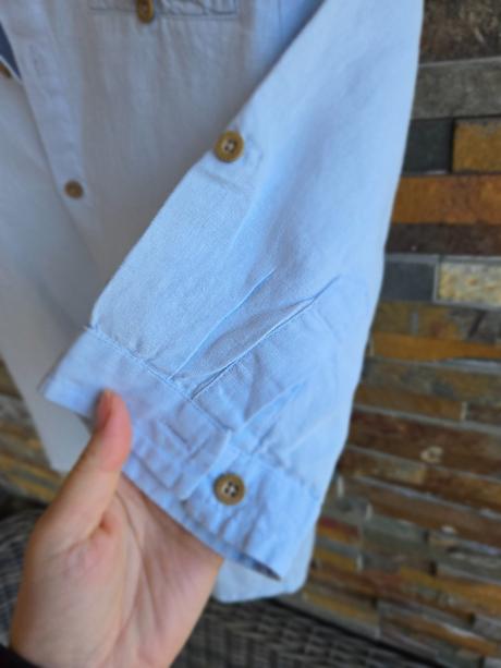 Chlapčenská bledomodrá košeľa, coccodrillo,140