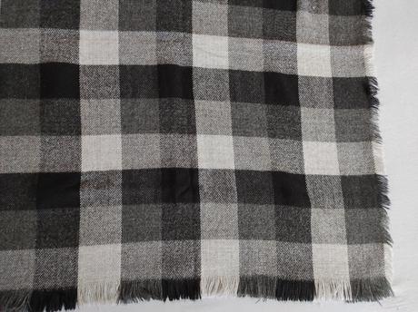 Kockovaný sivo čierny šál mohito, mohito