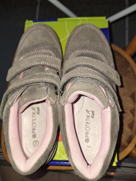 Dievčenské prechodné topánky jesen, jar., protetika,35