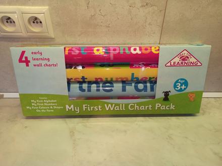 Early learning wall charts age 3+, 