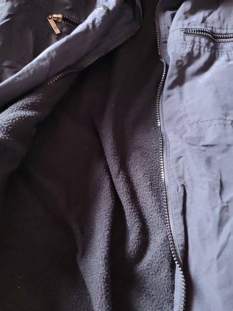 Prechodna bundicka zateplena flisom, xxl