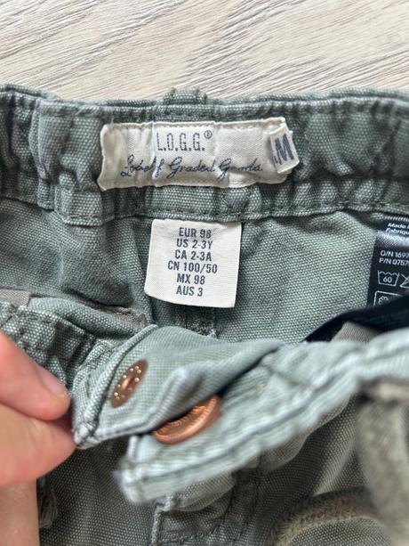Kratke nohavice kapsáče, h&m,98