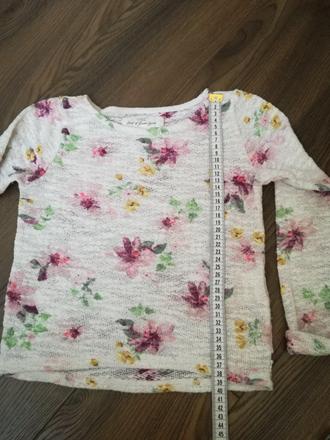 Kvietkovany svetrík, h&m,128