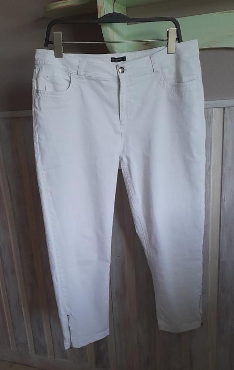 Biele  nohavice laura toreli, 46