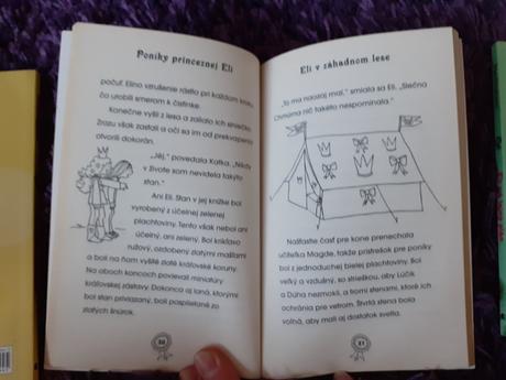 Séria knižiek poníky princeznej eli - 3 ks, 