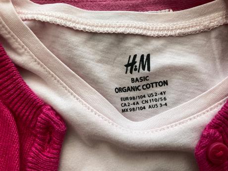 Basic tričko so svetríkom v.98/104, h&m,98