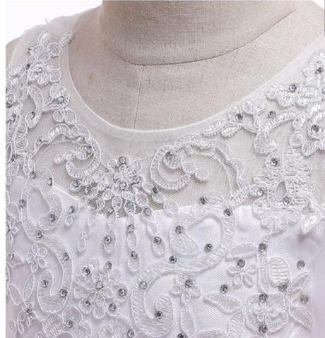 Saty prijimanie svadba birmovka druzicka s vleckou, 128 - xs