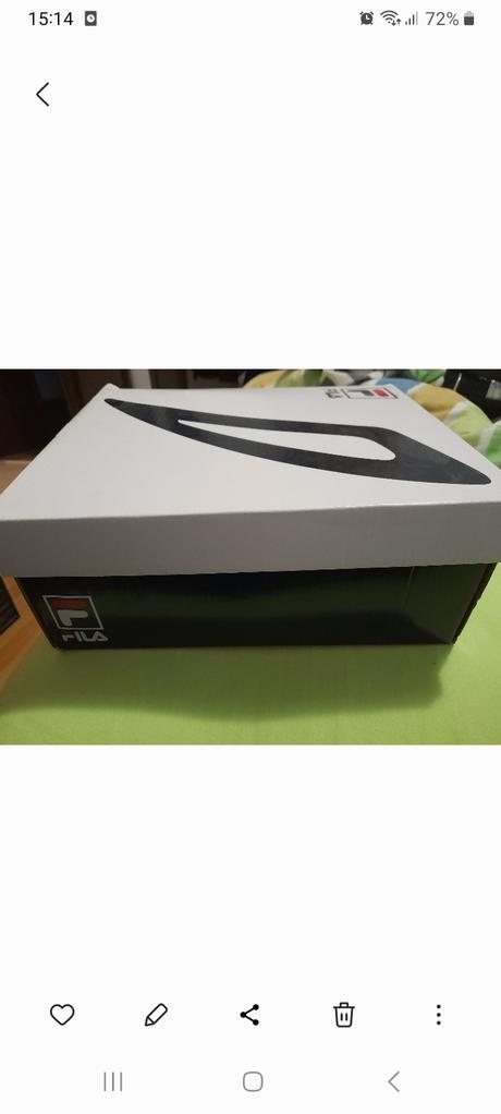 Nenosené botasky, fila,38