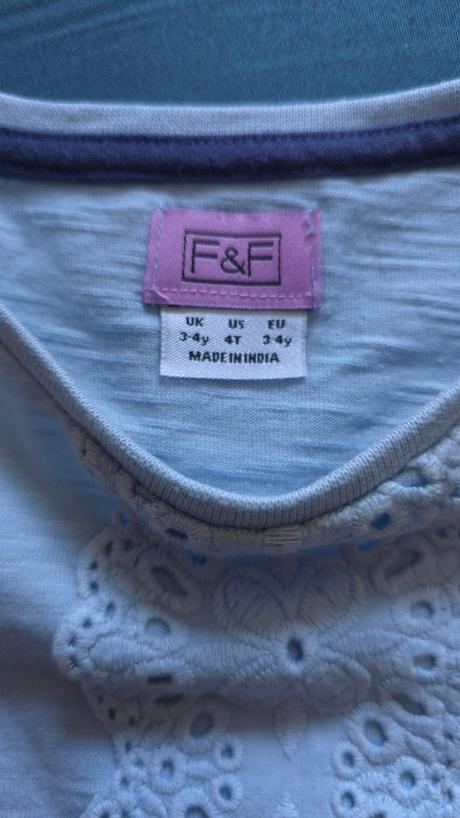 Predám dievčenské tričko zn. f&f, f&f,104
