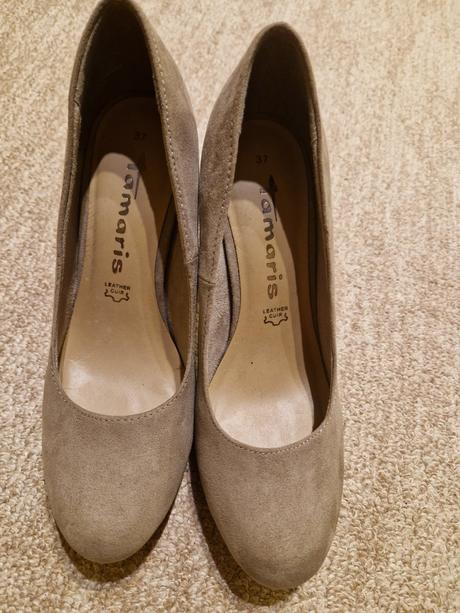 Semišové lodičky, tamaris,37